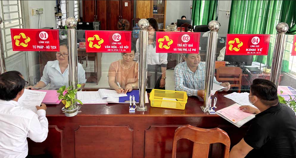 15 ngày vận hành chính quyền 2 cấp ở xã Hòa Hiệp